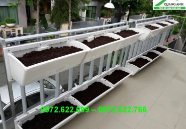Modul trồng rau tường đứng QA03-04 lý tưởng cho không gian nhà phố
